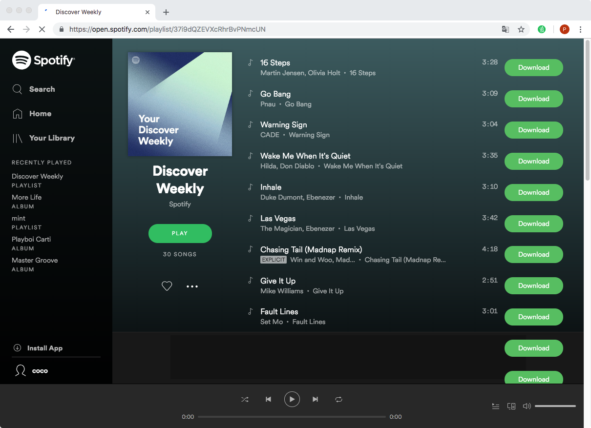 Can you download from spotify