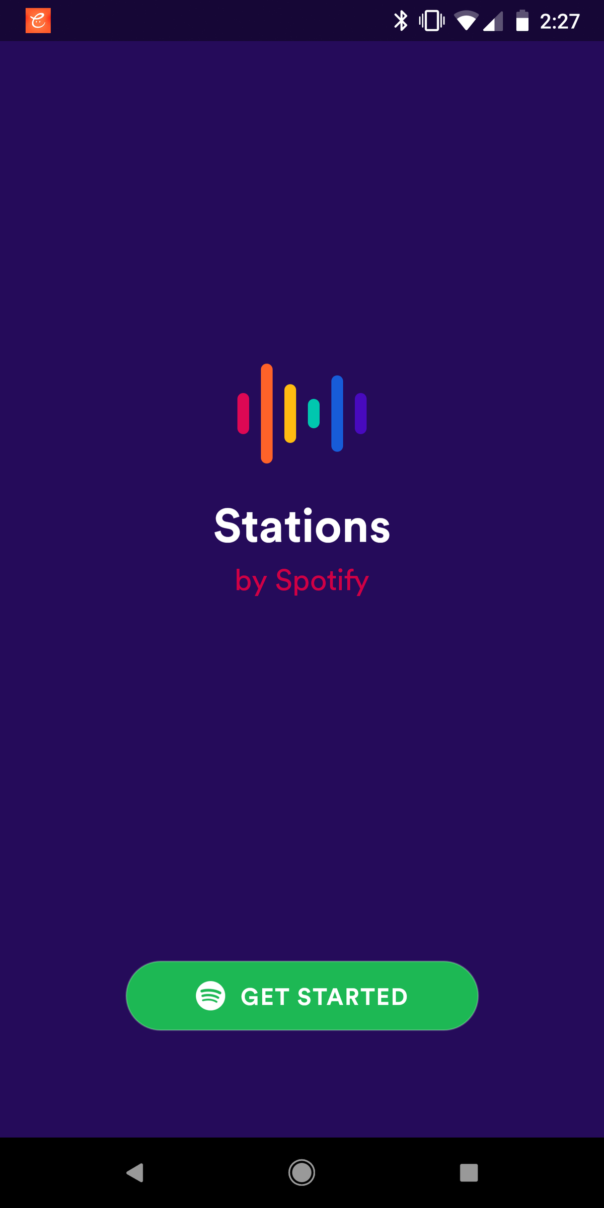 Spotify stations app